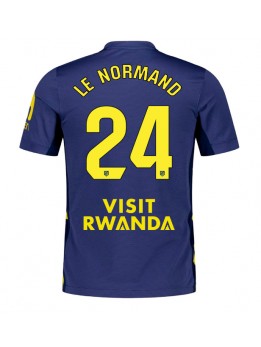 Billige Atletico Madrid Robin Le Normand #24 Bortedrakt 2025-26 Kortermet